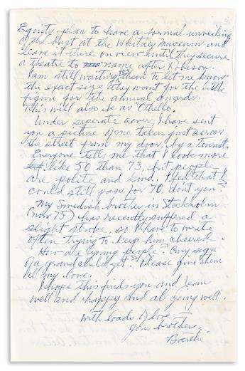(ART.) Archive of letters from the sculptor Richmond Barthé to a close Jamaican friend.